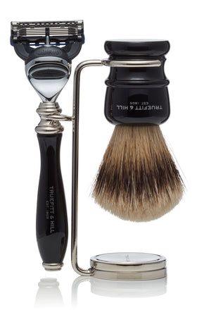 Wellington Collection - Shaving Brush & Razor Set