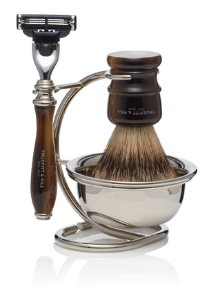Wellington Collection with Bowl - Shaving Brush & Razor Set