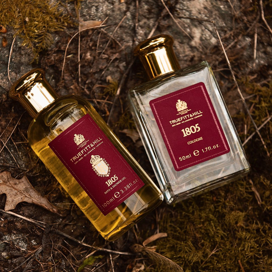 Travel Size Cologne 50ml: 1805, Sandalwood, Apsley or Mayfair Cologne