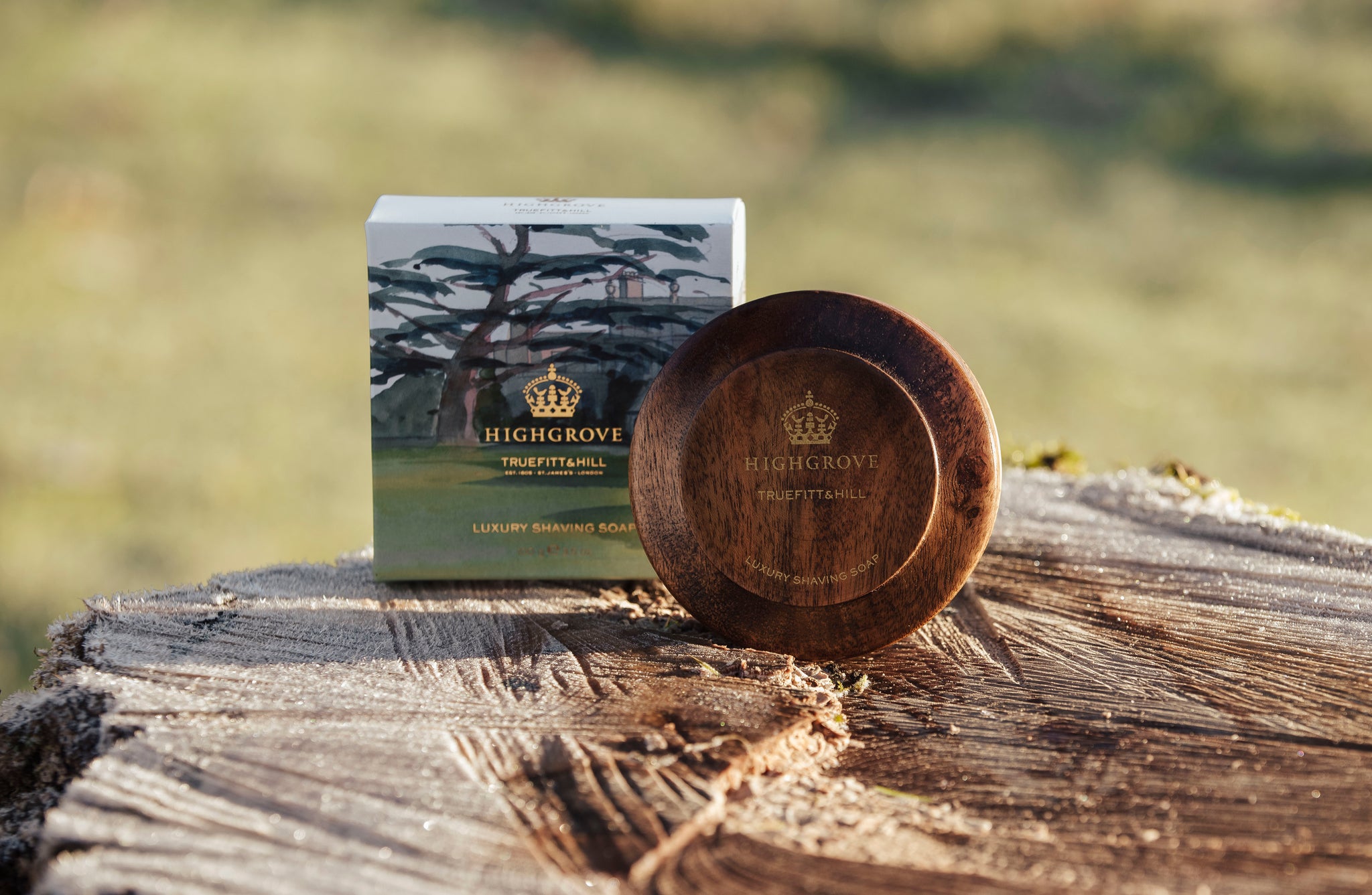 Highgrove Luxury Shaving Soap in Wooden Bowl