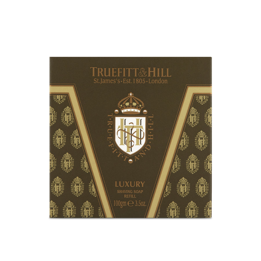 Luxury Shaving Soap Refill for Wooden Bowl