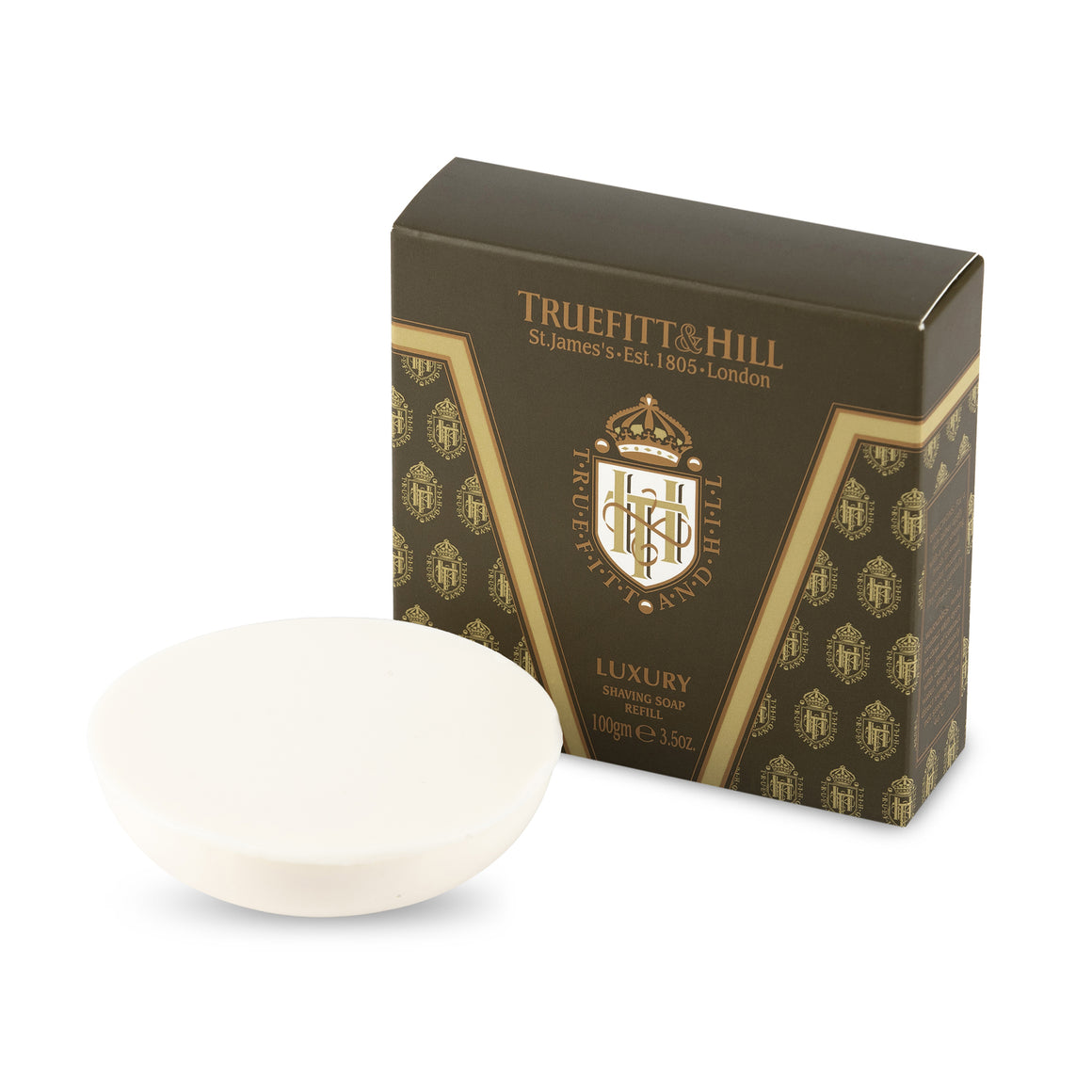 Luxury Shaving Soap Refill for Wooden Bowl