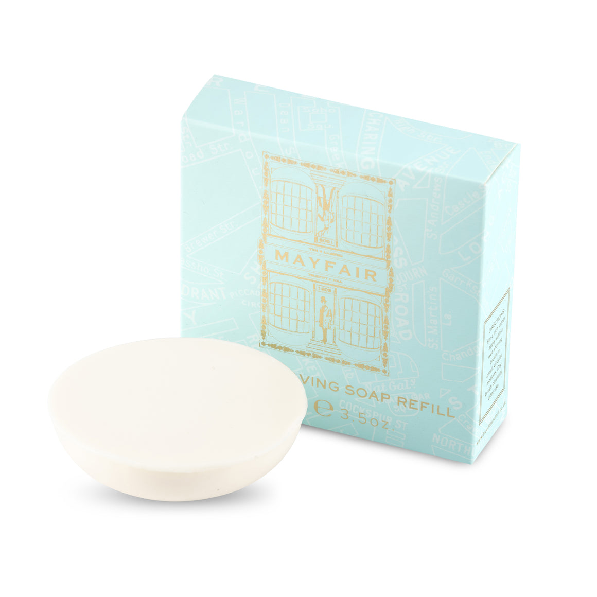 Mayfair Luxury Shaving Soap Refill for Wooden Bowl