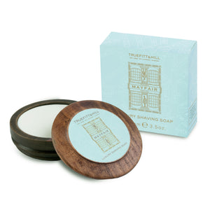 Mayfair Luxury Shaving Soap in Wooden Bowl