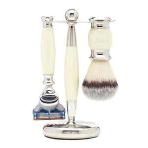 Edwardian Collection Synthetic Shaving Brush & Razor Set