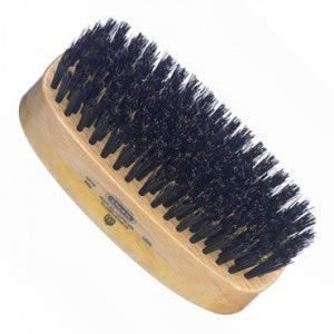 Kent Military Brush, Rectangular, Black Bristles, Satinwood & Beechwood - Truefitt & Hill Canada