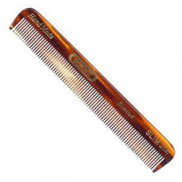 Kent Handmade Combs - Slim Jim (117mm/4.6in) Fine Toothed Pocket Comb. Product of UK. - Truefitt & Hill Canada