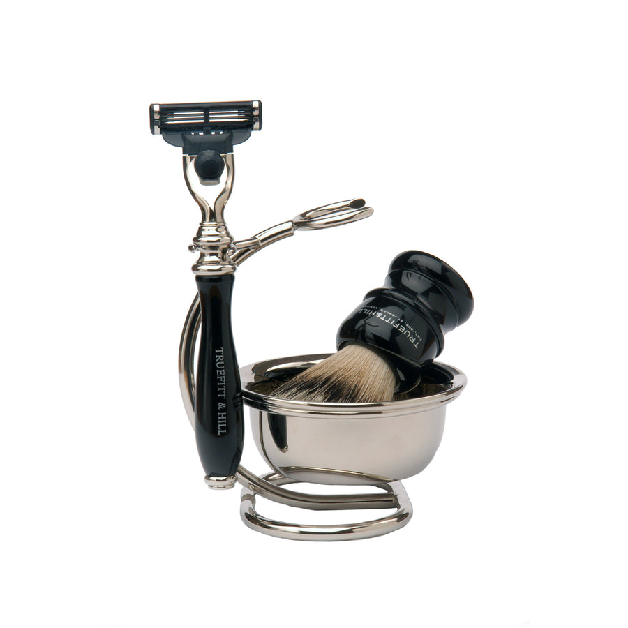 Wellington Collection with Bowl - Shaving Brush & Razor Set