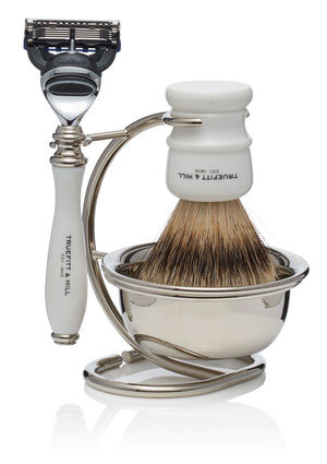 Wellington Collection with Bowl - Shaving Brush & Razor Set