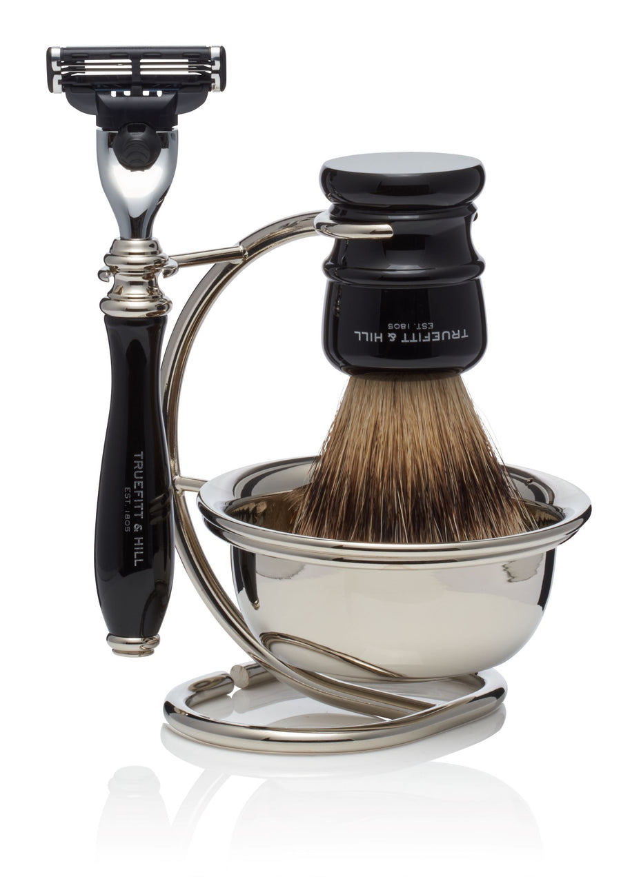 Chrome Shaving Stand with Bowl - Truefitt & Hill Canada