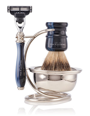 Wellington Collection with Bowl - Shaving Brush & Razor Set