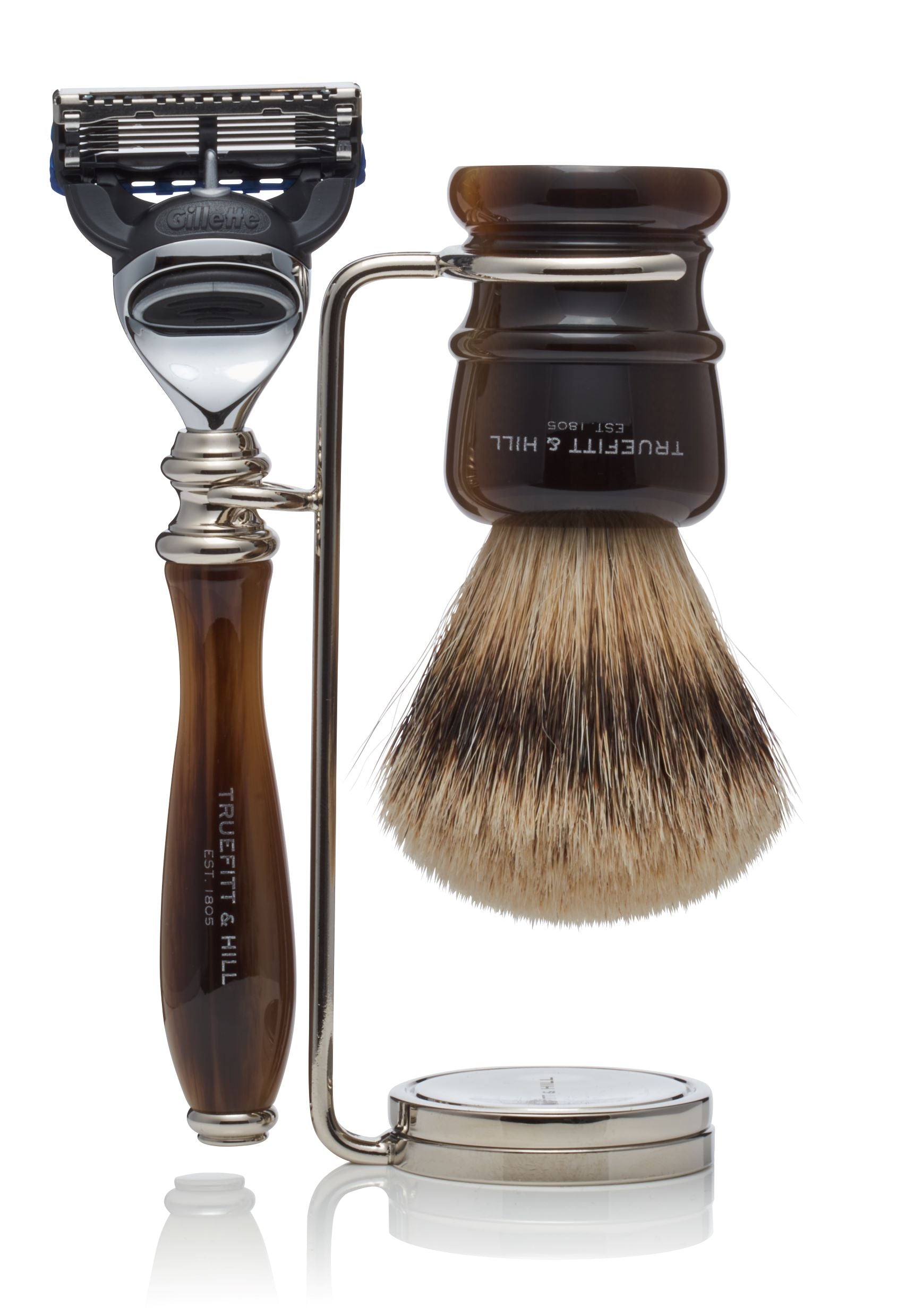 Wellington Collection - Shaving Brush & Razor Set