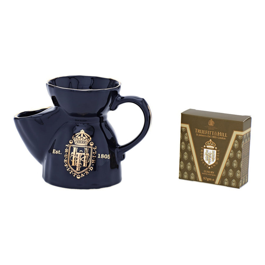 Navy Shaving Mug (with complimentary refill) - Truefitt & Hill Canada