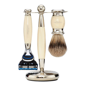 Edwardian Collection - Shaving Brush & Razor Set - Truefitt & Hill Canada