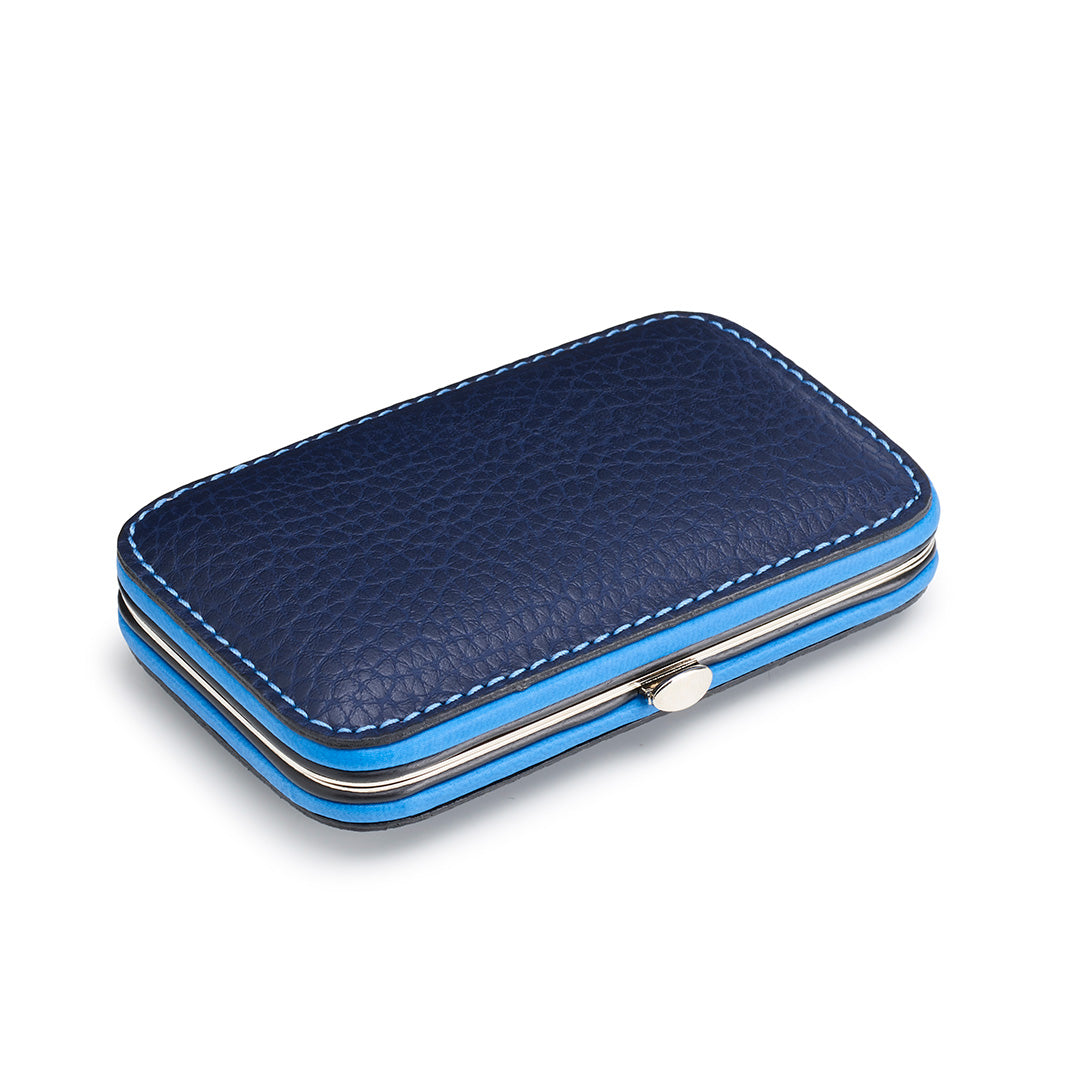 Textured Leather Manicure Set 5 Piece