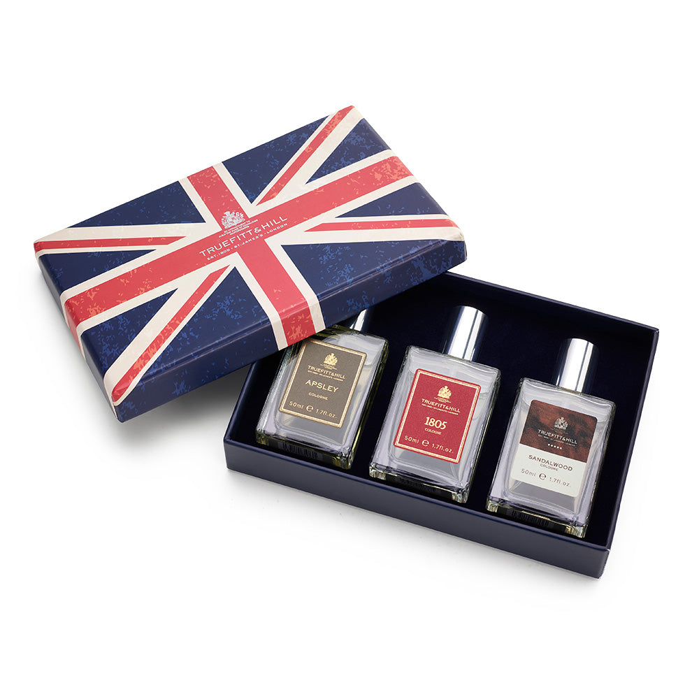 Travel Cologne Gift Set - 1805, Sandalwood & Apsley Cologne (50ml)